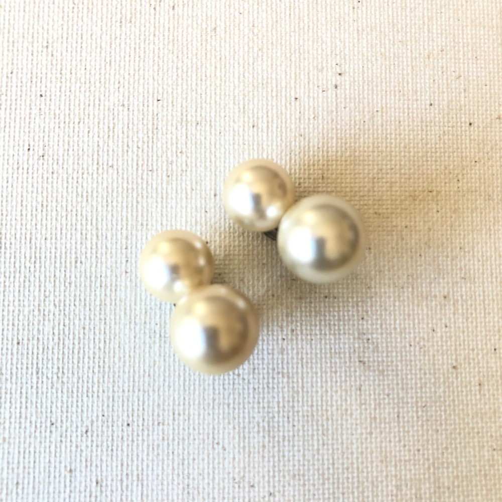 Vintage Clip-on Faux Pearl Earrings